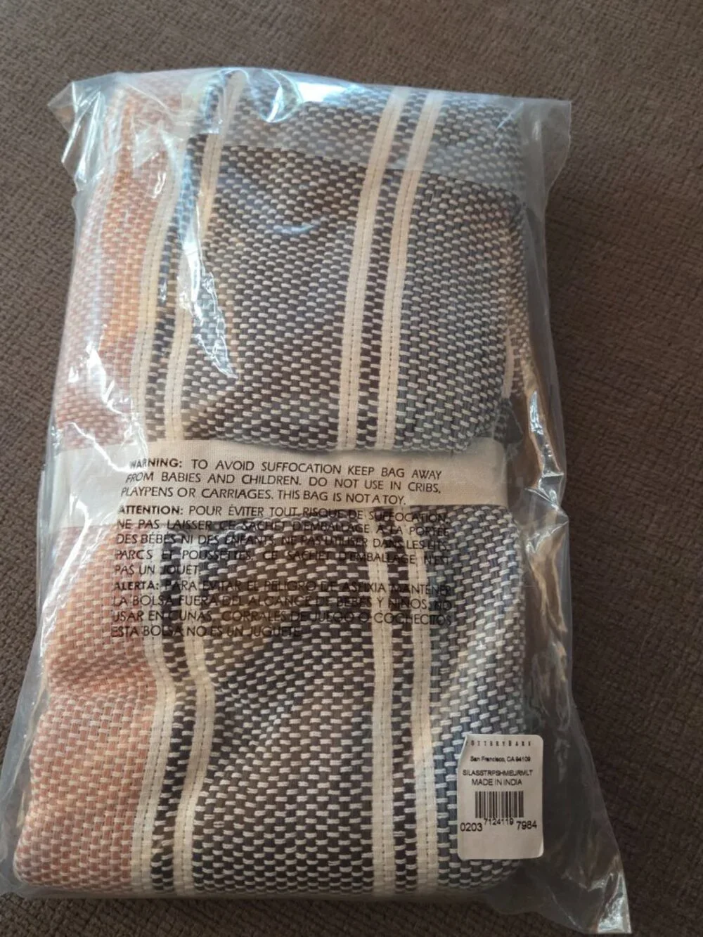 Pair of Pottery Barn Silas Stripe Euro Sham - Discontinued, NWT!